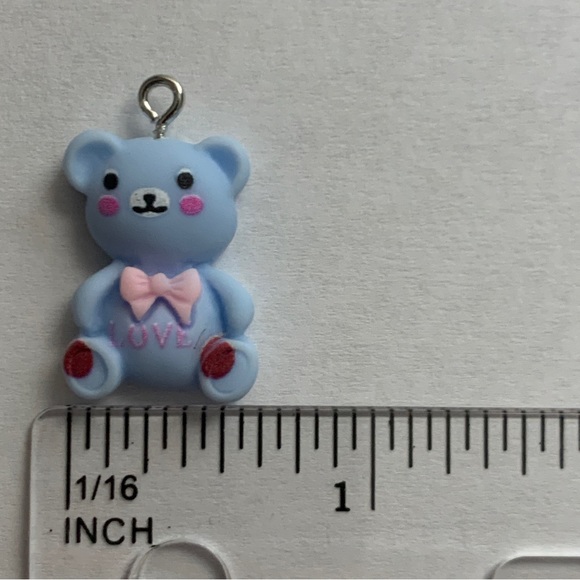 Blue Bear Charm Pendant - Picture 7 of 8